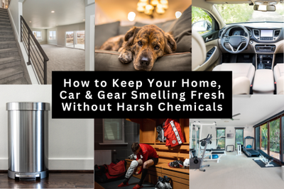 How to Keep Your Home, Car & Gear Smelling Fresh Without Harsh Chemicals